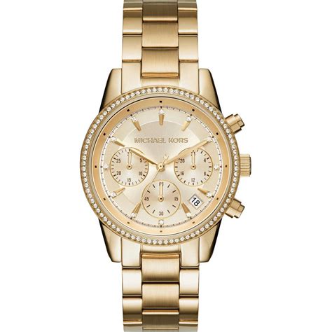 montre michael kors dore